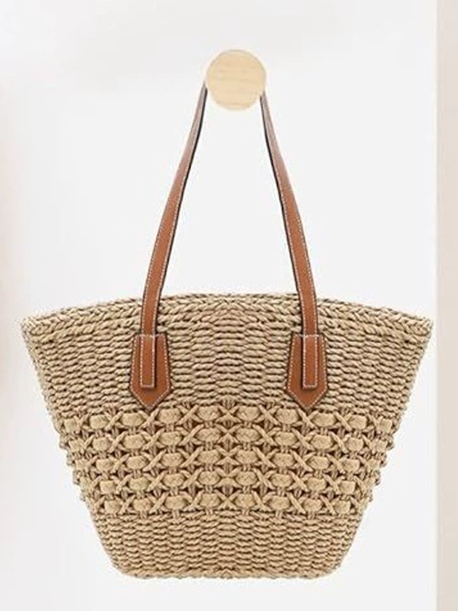 Borsa da donna, versatile e tessuta a mano