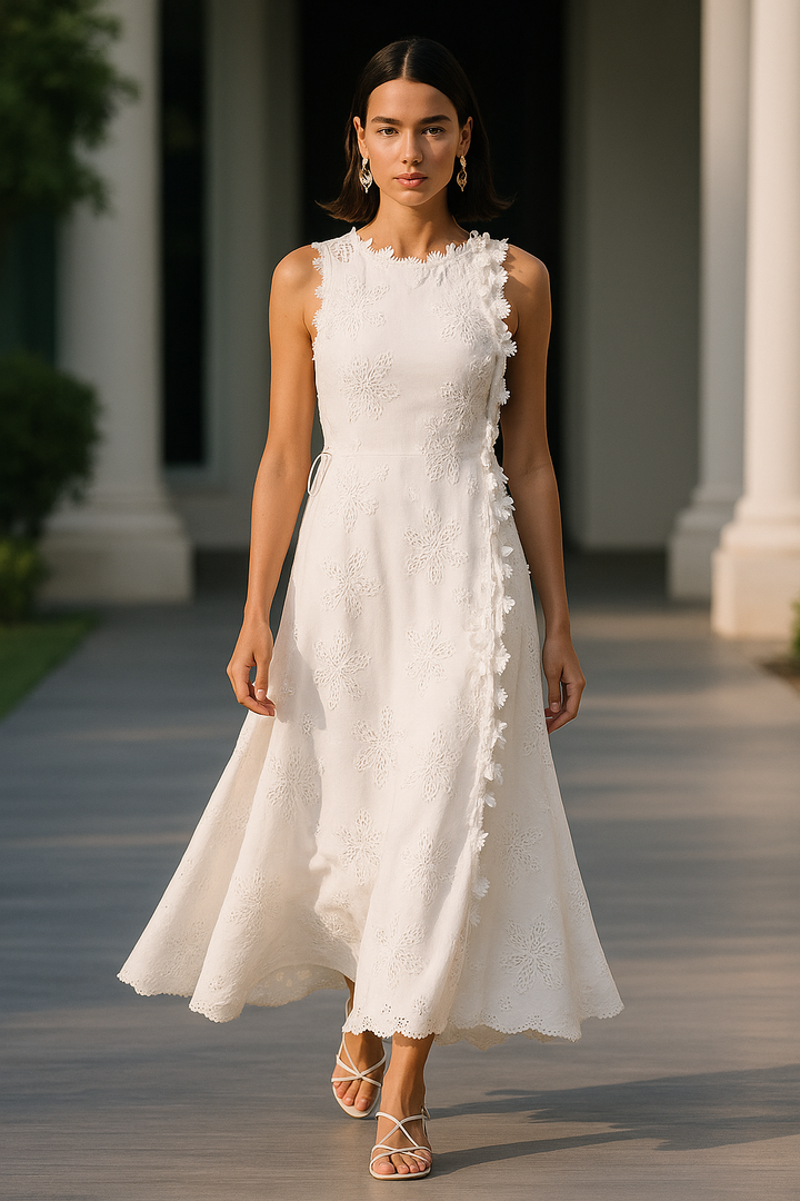 Micaela | Vestito stampato di design.