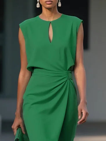 Sandria | Vestito midi di design.