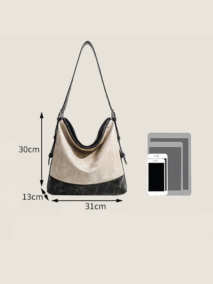 Borsa alla moda da donna in blocchi di colore