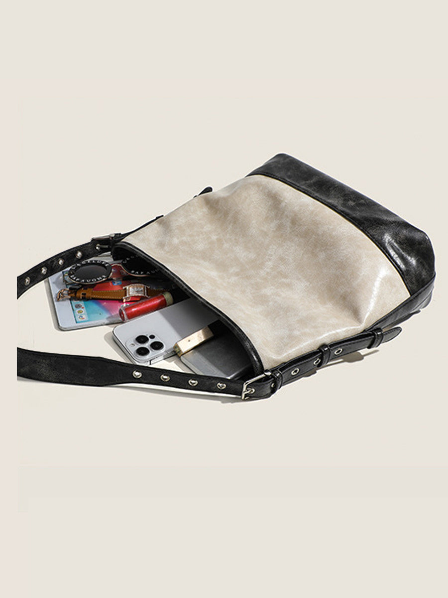Borsa alla moda da donna in blocchi di colore