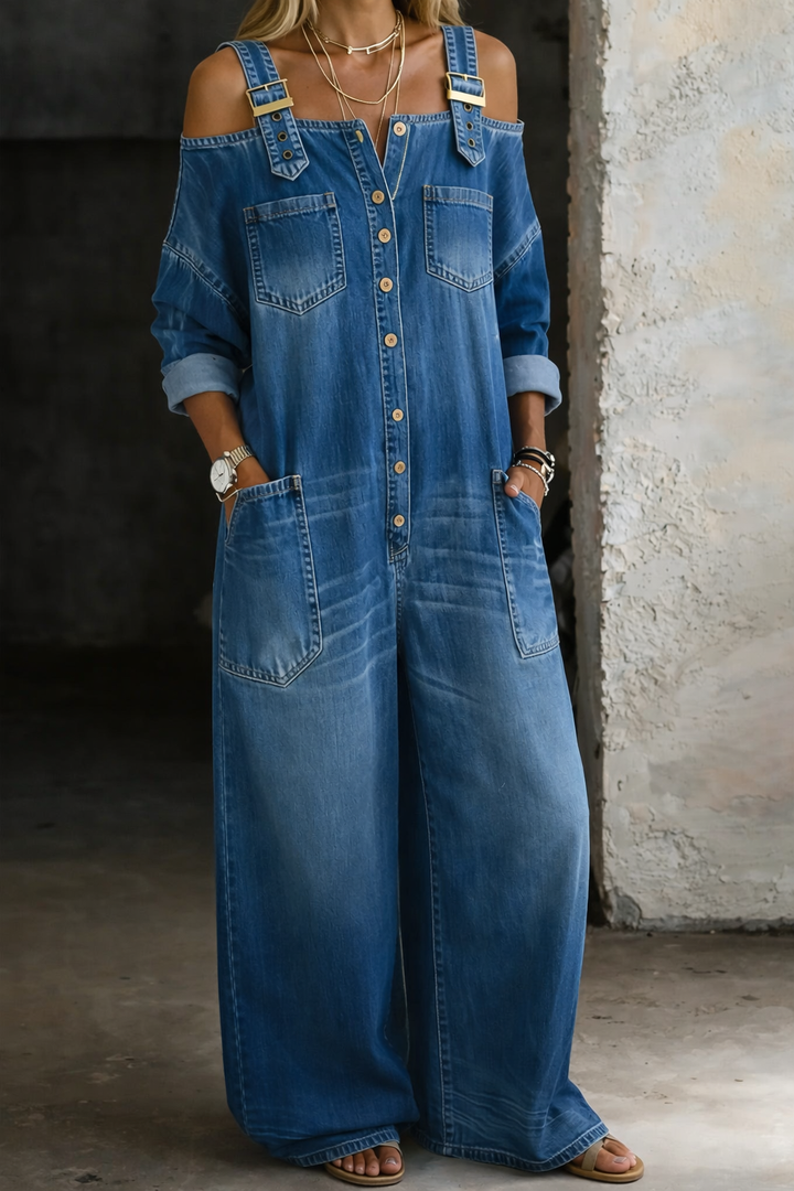 Sophia | Tuta in Denim