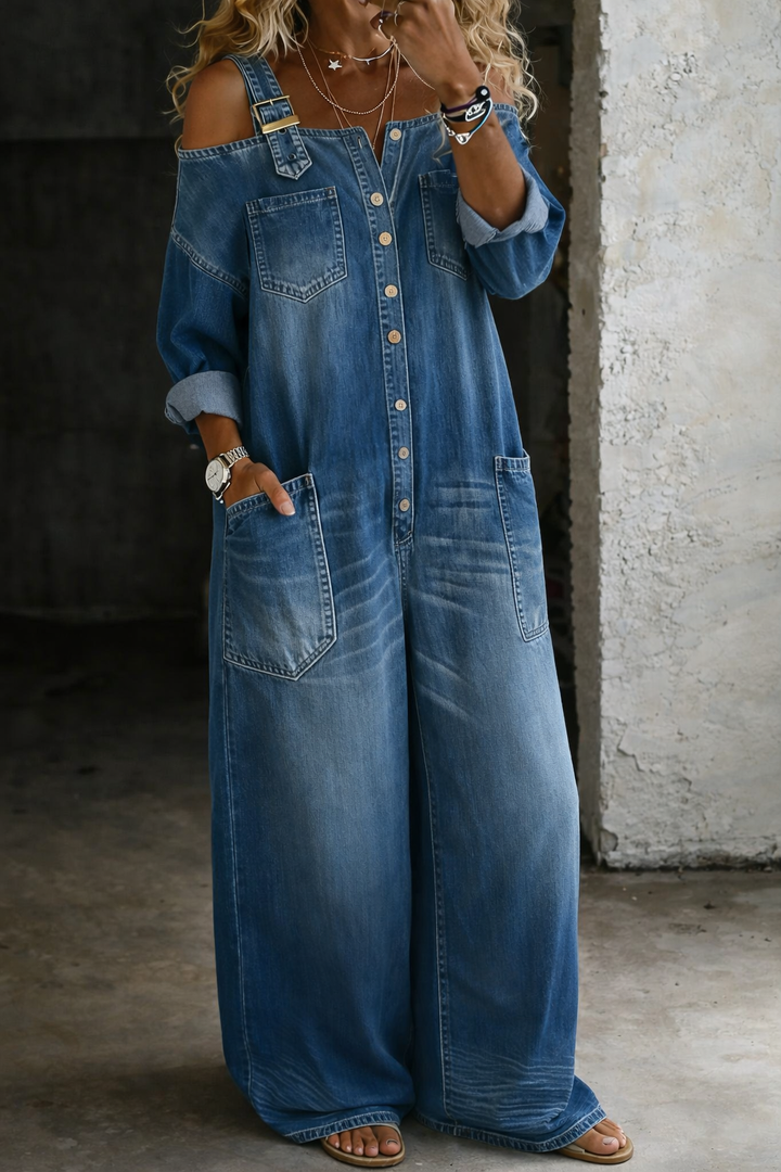 Sophia | Tuta in Denim