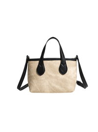 Borsa a Spalla Retro da Donna per Autunno e Inverno, Borsa a Secchiello in Poliestere