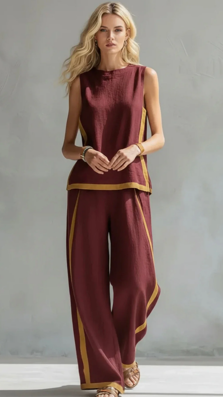 Leila | Completo Elegante in Cotone e Lino