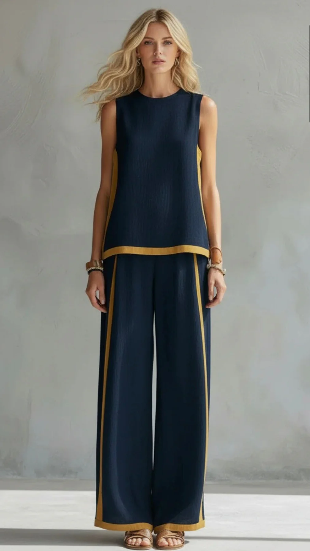 Leila | Completo Elegante in Cotone e Lino