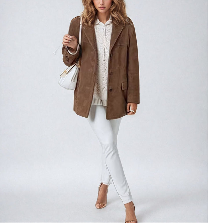 Helena | Giacca Elegante in Velluto