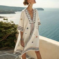 Naomi - Elegante e versatile abito da spiaggia per le giornate estive