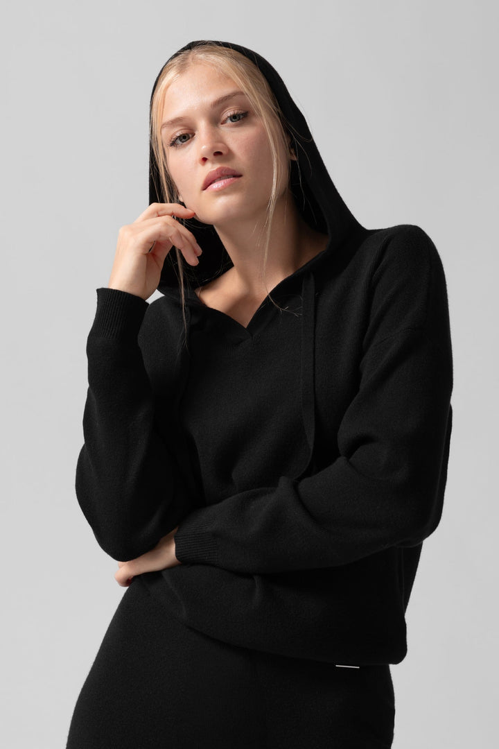 Felpe con cappuccio lavorate a maglia Krysten