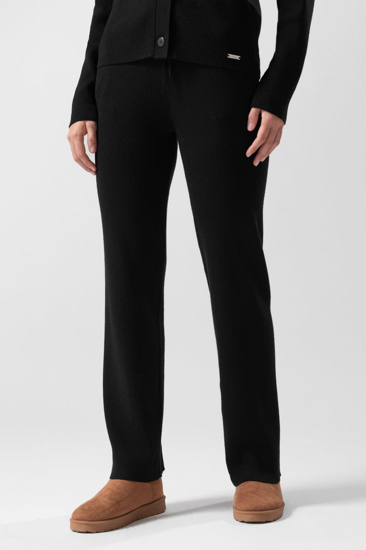 Pantaloni in maglia a coste Vanna