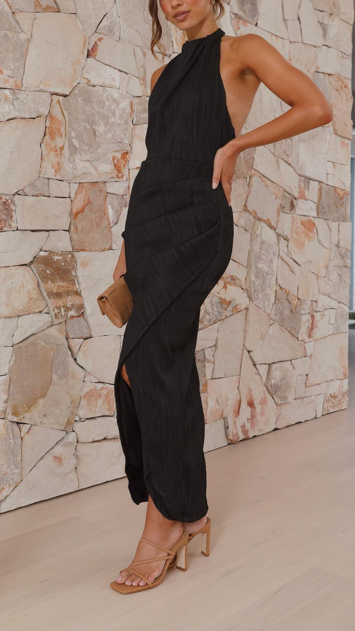 SALIMA | Abito plissettato sofisticato.