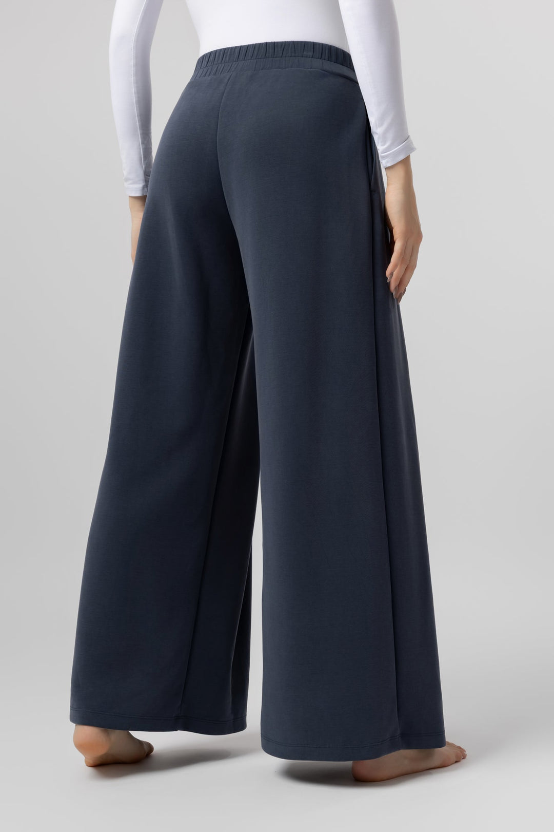 Pantaloni ChicLine Relaxed Azurea