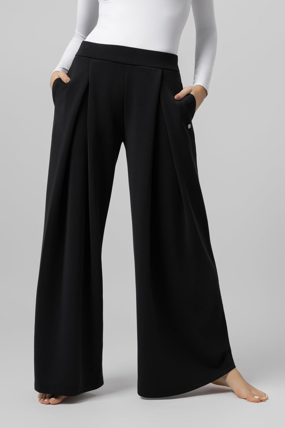 Pantaloni ChicLine Relaxed Vanta