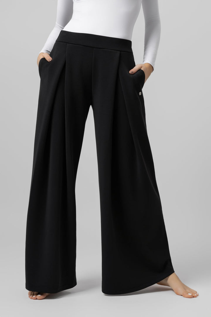 Pantaloni ChicLine Relaxed Vanta