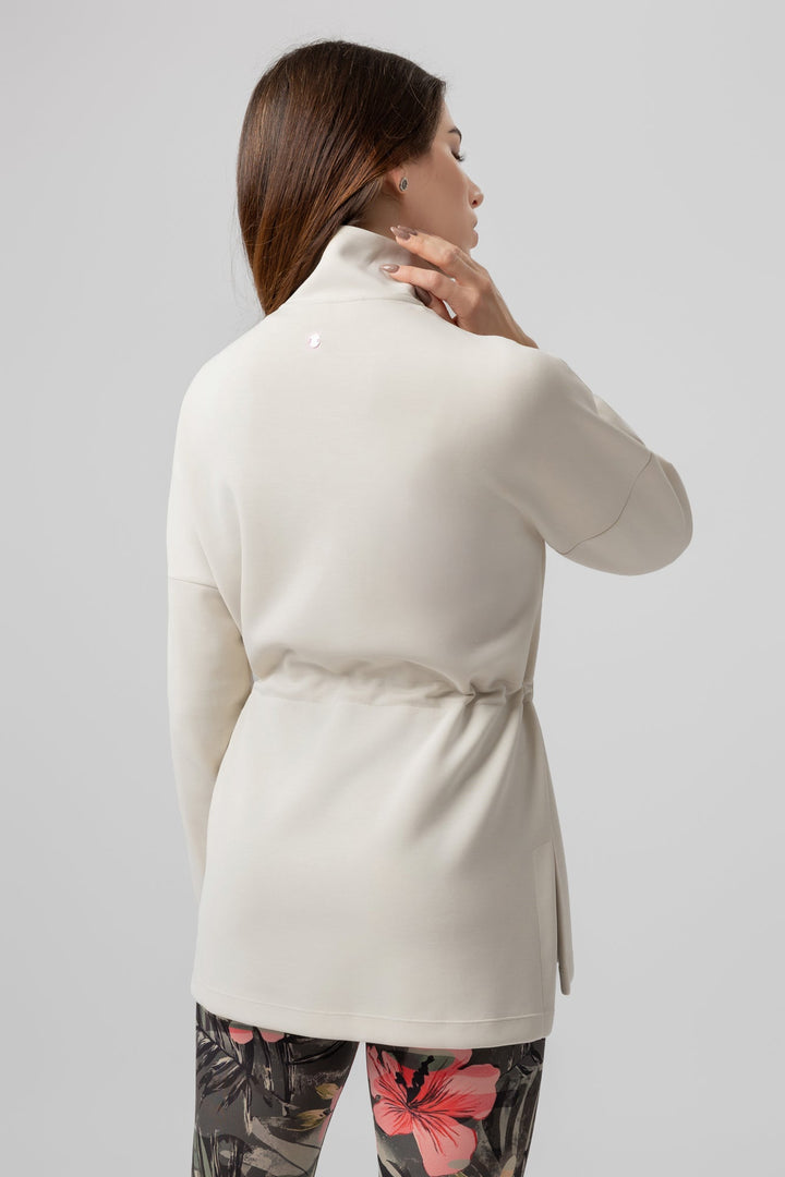 Pullover ChicLine più lungo Dune