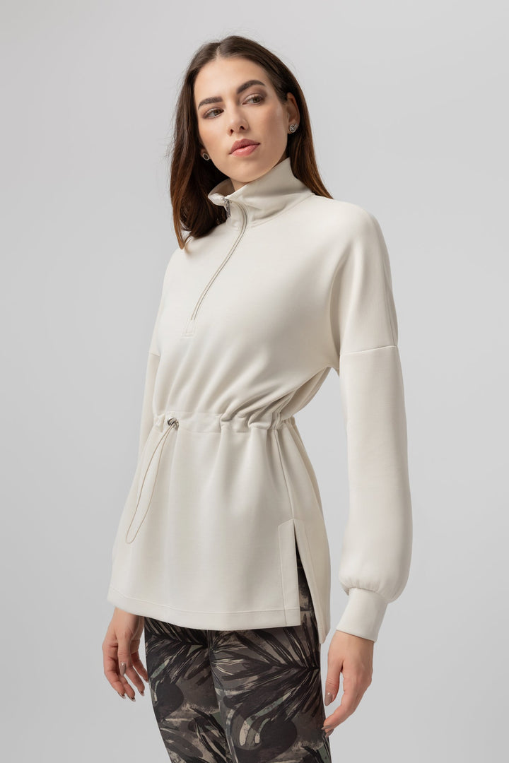 Pullover ChicLine più lungo Dune