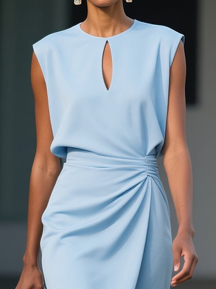 Sandria | Vestito midi di design.