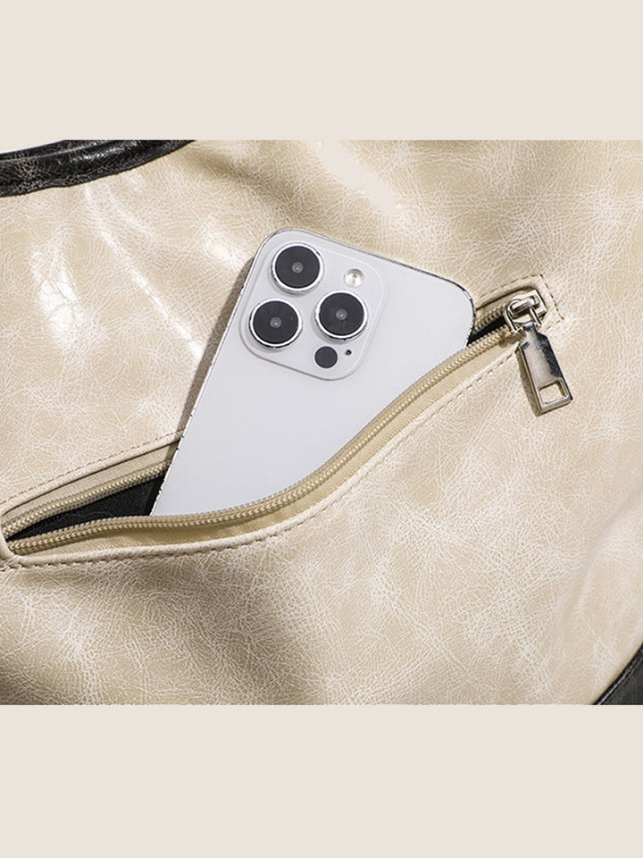 Borsa alla moda da donna in blocchi di colore