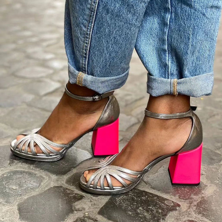 Sofia | Sandali con tacco chunky