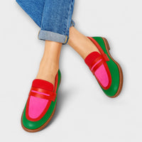 Nyla - Mocassini Casual a Contrasto