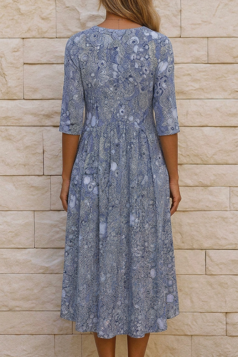 Olivia | Abito Midi Elegante e Fluido