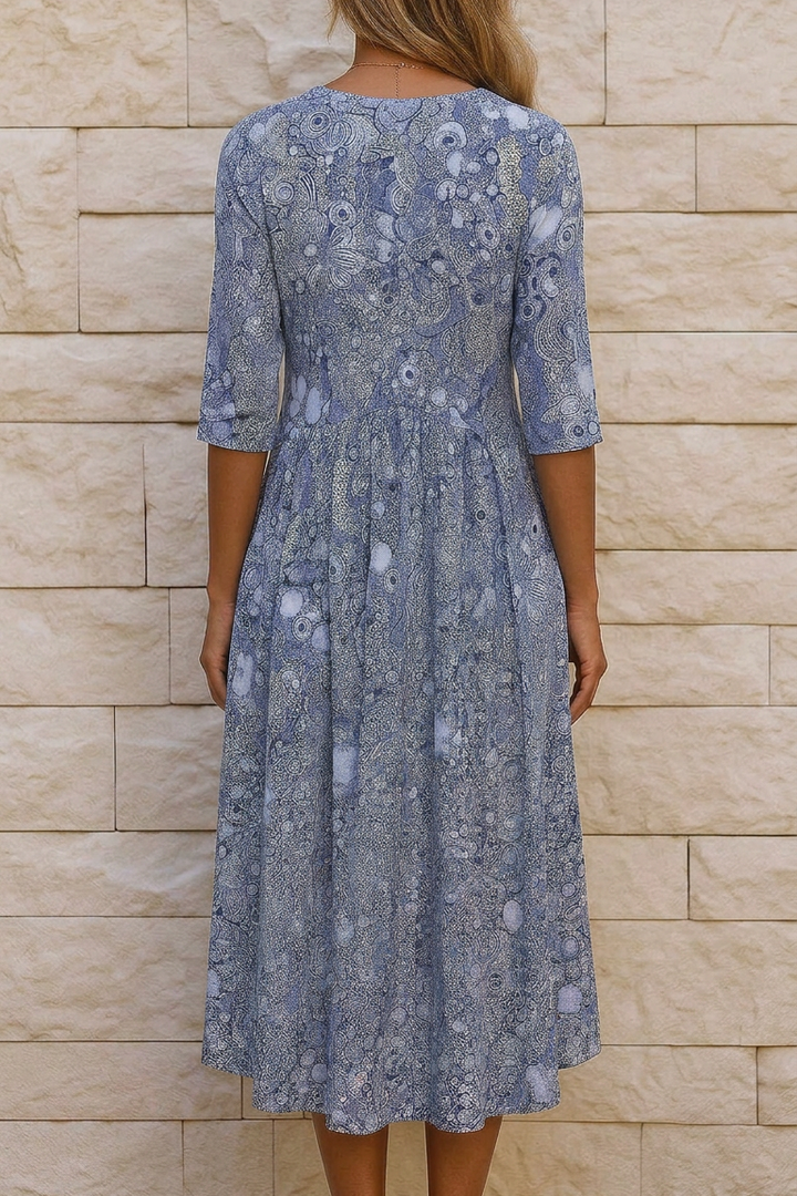 Olivia | Abito Midi Elegante e Fluido