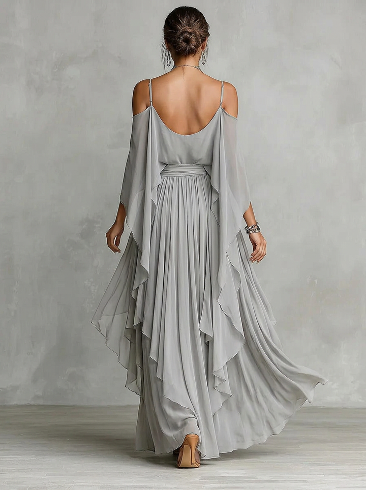 Isabela • Completo grigio fluido