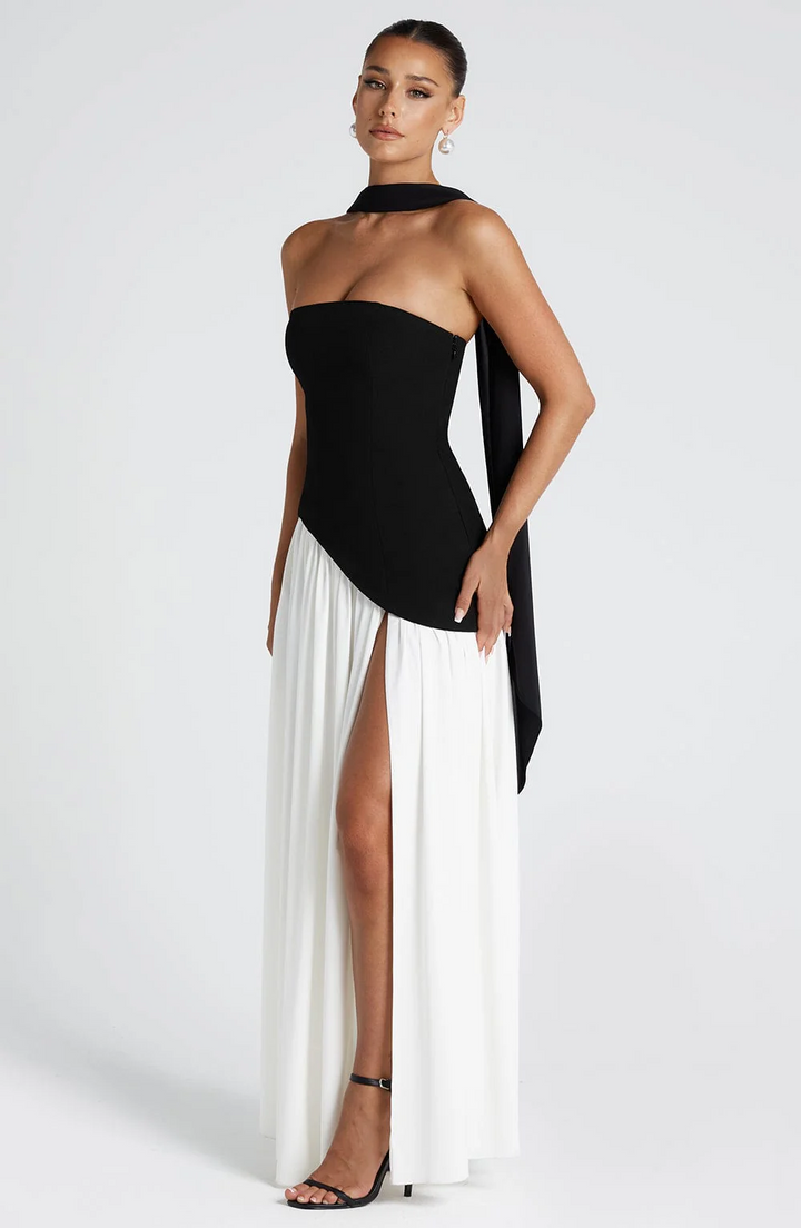 MARIEU | Maxi abito di design.
