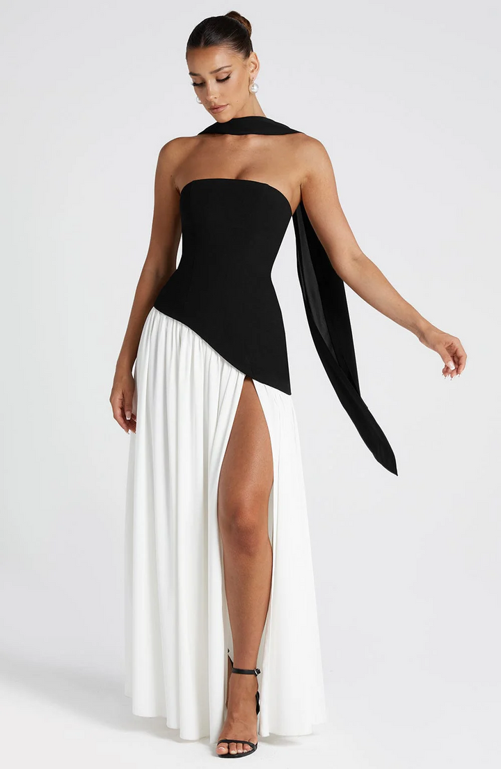MARIEU | Maxi abito di design.