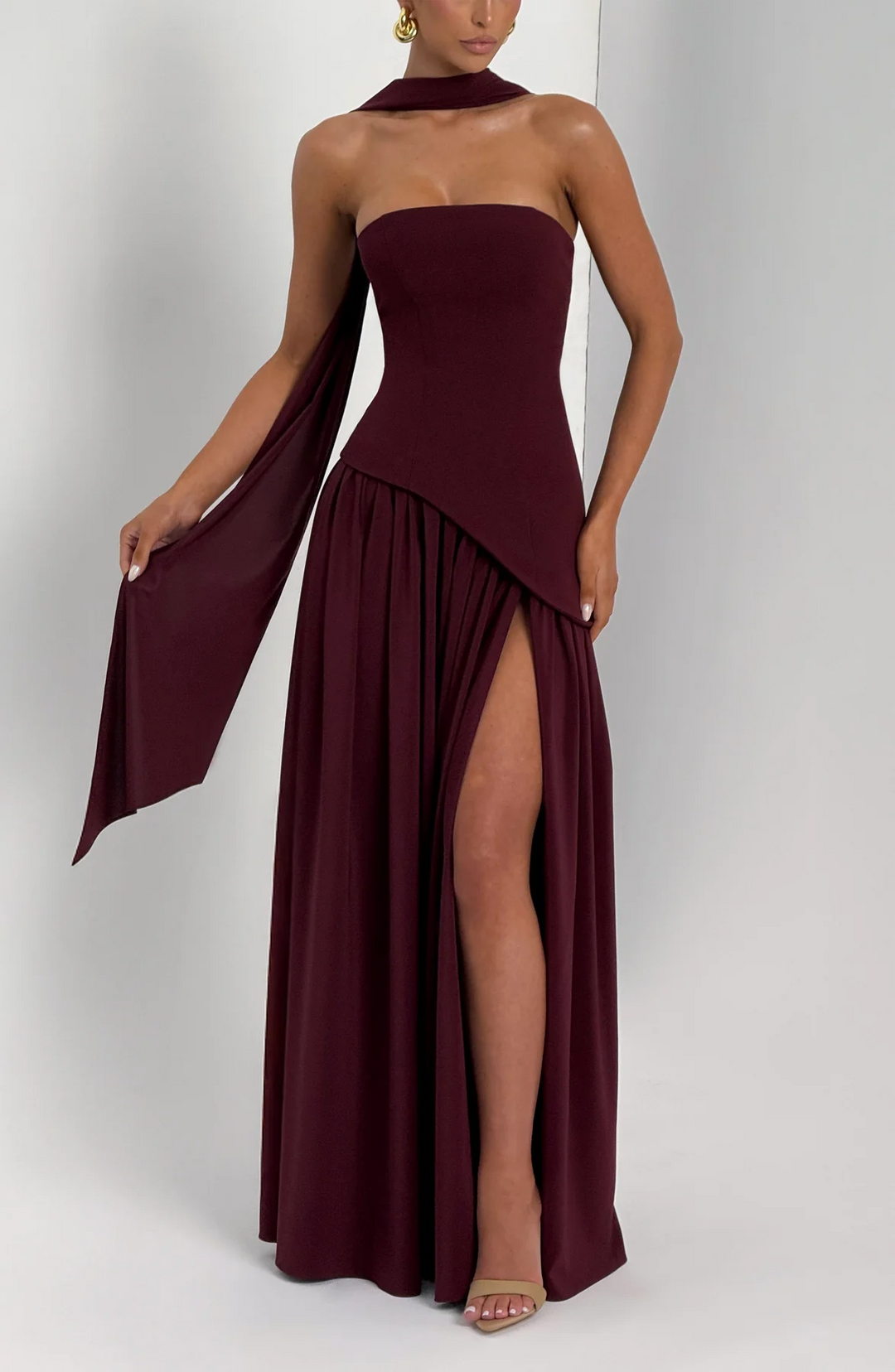 MARIEU | Maxi abito di design.