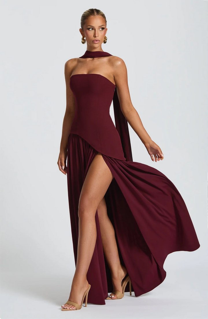 MARIEU | Maxi abito di design.