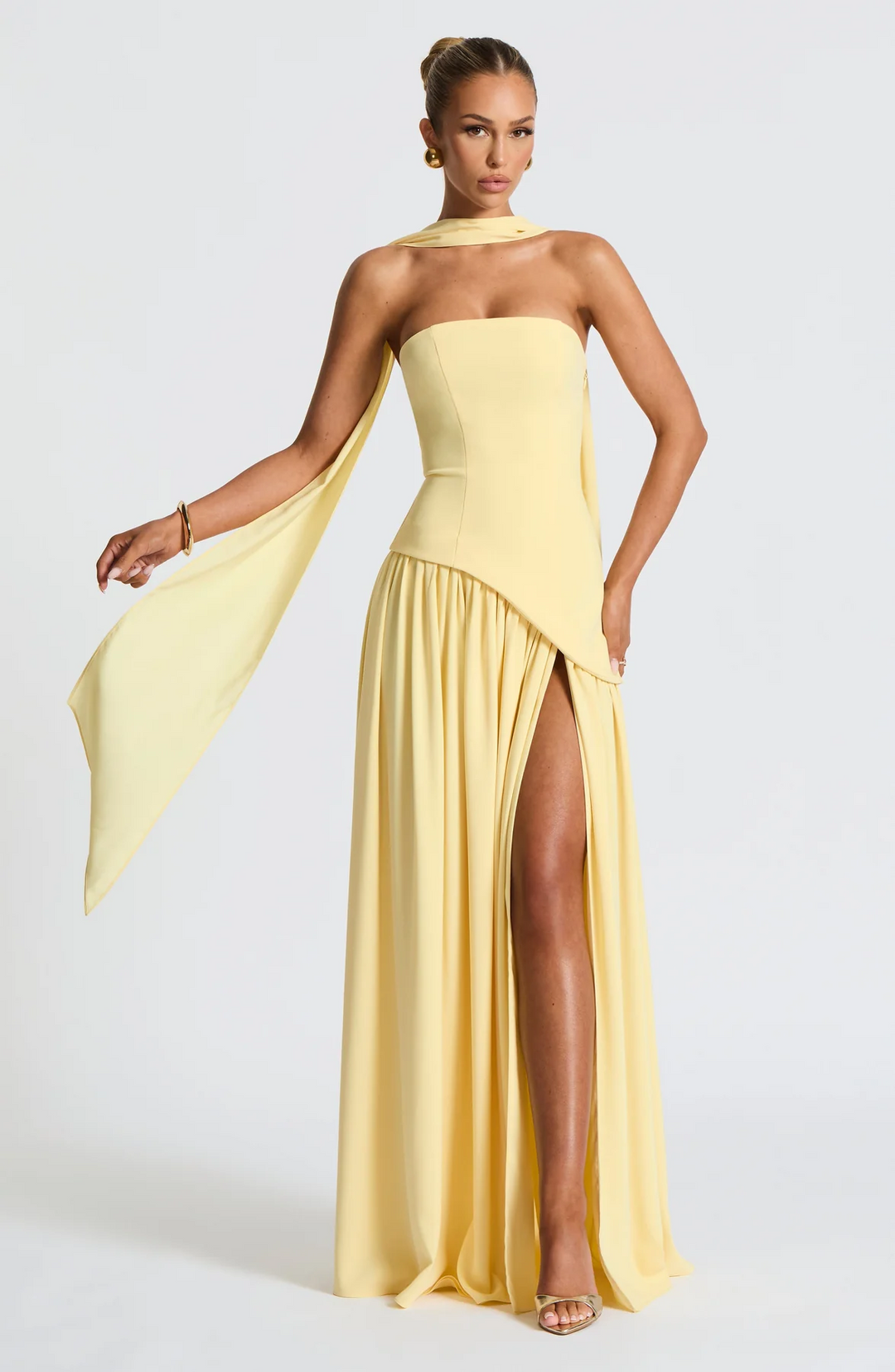 MARIEU | Maxi abito di design.