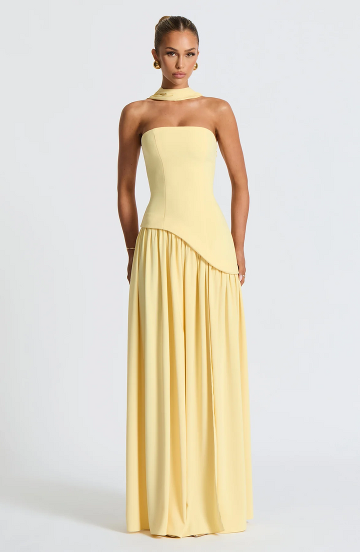MARIEU | Maxi abito di design.
