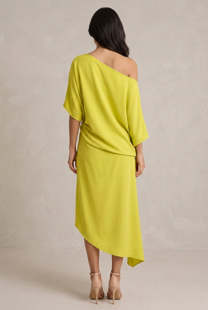 Camila | Abito elegante asimmetrico