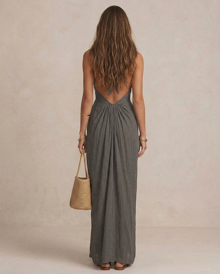 GIULIA | Maxi Abito Drappeggiato