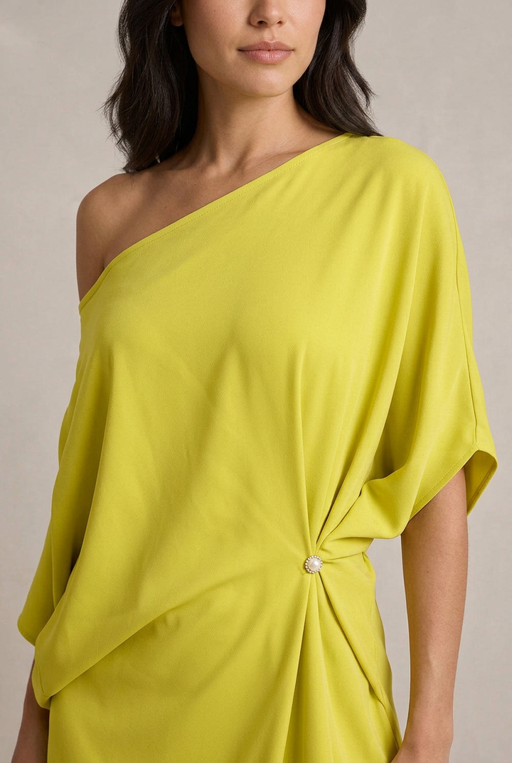 Camila | Abito elegante asimmetrico