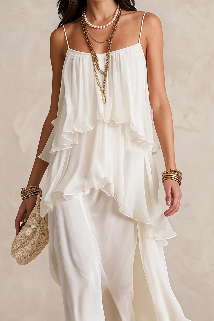 AURELIA | Abito Maxi Chiffon