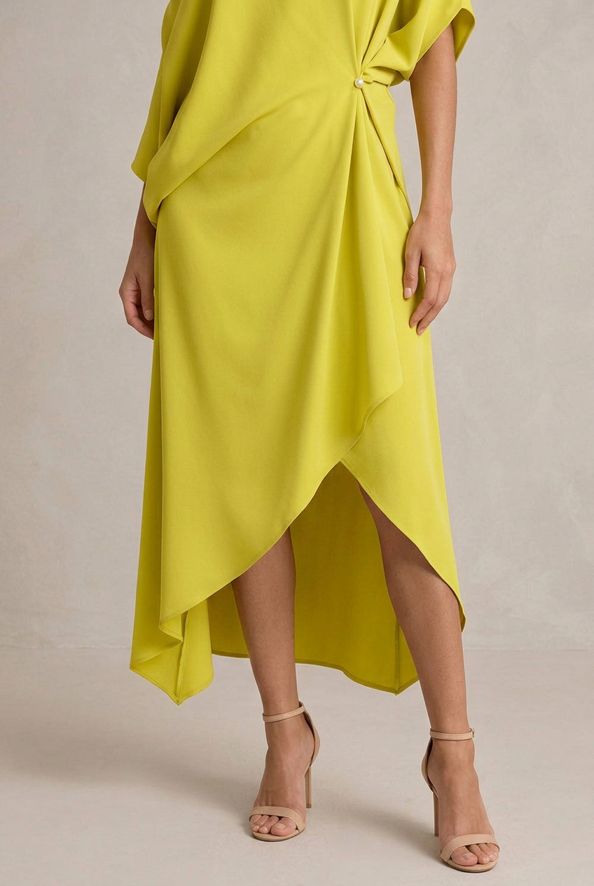 Camila | Abito elegante asimmetrico