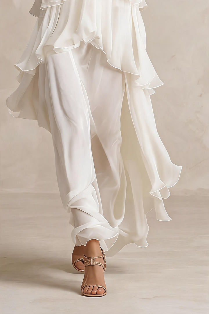 AURELIA | Abito Maxi Chiffon