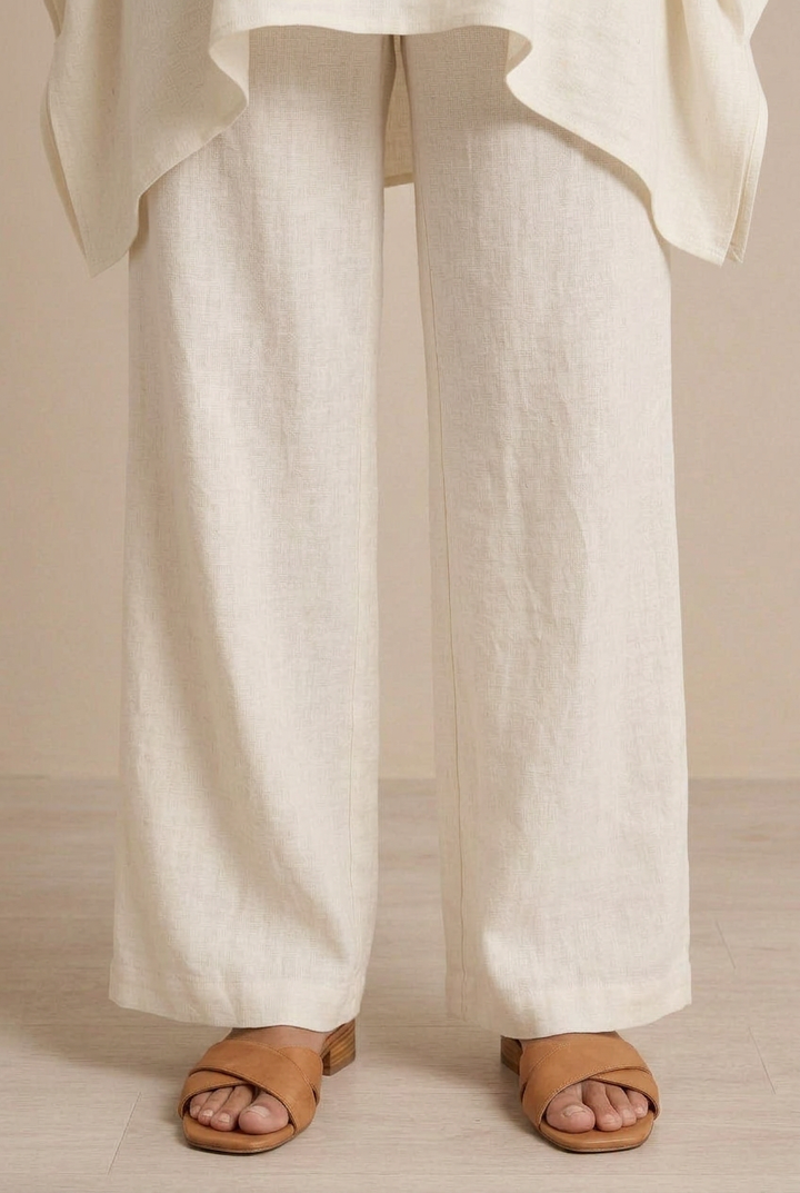 Cristina | Set due pezzi con maniche lunghe e pantaloni larghi