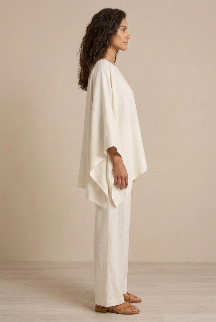 Cristina | Set due pezzi con maniche lunghe e pantaloni larghi