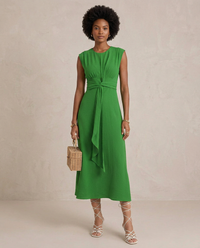 Eva | Vestito elegante senza maniche con cintura regolabile