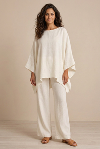 Cristina | Set due pezzi con maniche lunghe e pantaloni larghi