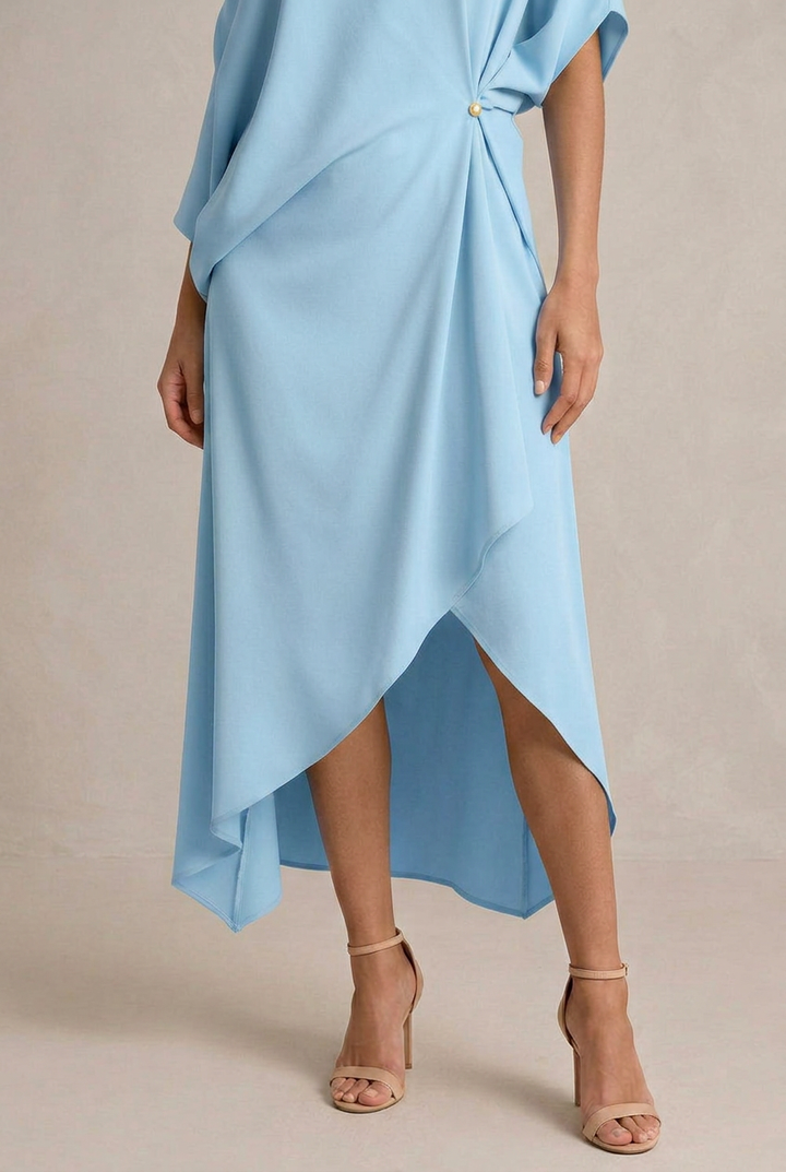 Camila | Abito elegante asimmetrico